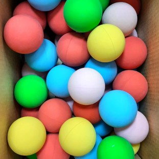 Набор мячей-прыгунов (4 шт., цвет: ассорти) + карточки - 1